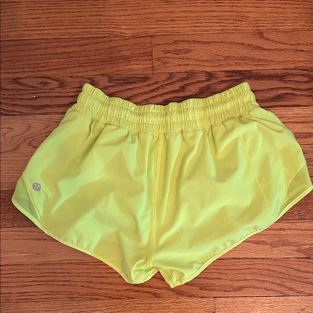 lululemon athletica Women's Lime Green Athletic Shorts